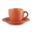 Set 6 Tazzine da caffè in Gres Kaleidos Corallo
