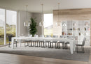 Tavolo Allungabile 180/440x90x77 cm Naxy Premium Bianco Frassino  
