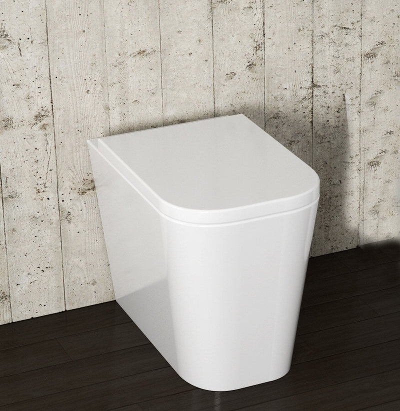 WC Filo a Muro in Ceramica 55x35x42cm TFT Galaxy Bianco