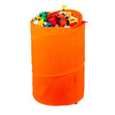 Cesto portagiochi pieghevole animali struttura in metallo 80x40 cm Azzurro