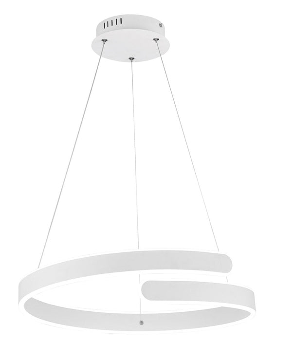 Lampada a Sospensione da Interno a LED SMD in Metallo Bianco Opaco acquista