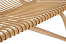 Divanetto 2 Posti Panama con Cuscini 132x66x96,5 cm in Ferro e Poliestere