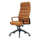 Poltrona direzionale da ufficio 67x52x126/132 cm Murano cuoio