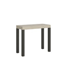 Consolle Allungabile 90-196x40x77 cm Everyday Small Cashmere Telaio Antracite 