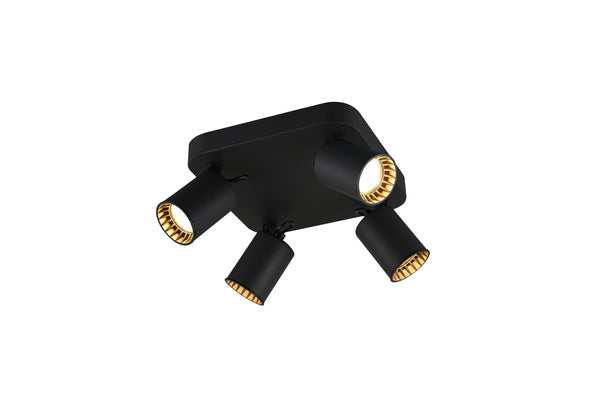 prezzo Faretto da Interno GU10 in Metallo Nero Opaco