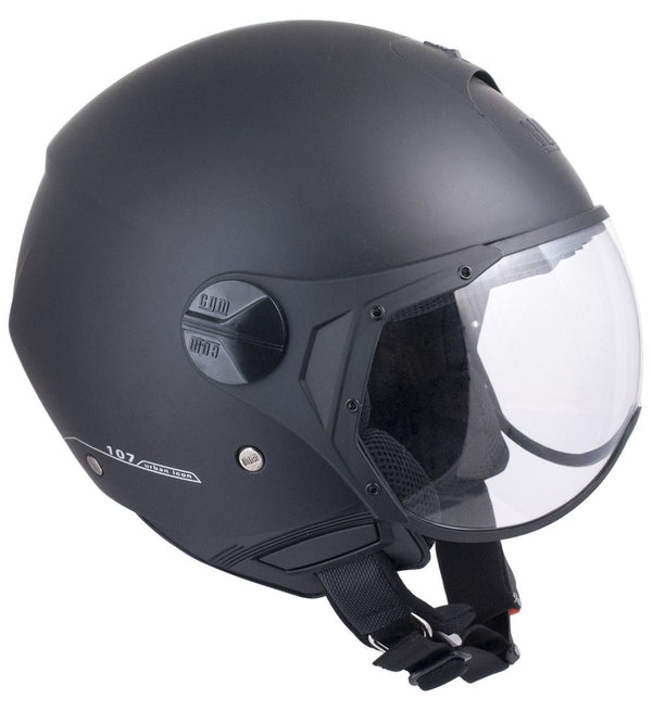 sconto Casco Jet per Scooter Visiera Sagomata CGM Florence 107A Nero Opaco