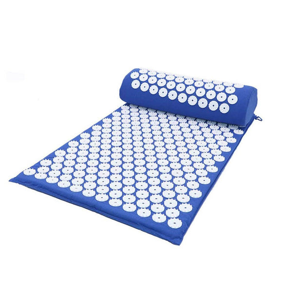 acquista Tappetino 63x39x2 Agopressione con Cuscino Blu