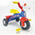 Triciclo a Pedali Primi Passi per Bambini 3 Ruote e Vano Contenitore Marvel Spidey Blu e Rosso