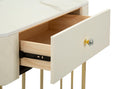 Console Sharon 100x40x75 cm in Pino e MDF e Metallo e Plastica      