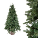 Albero di Natale Artificiale 215 cm 1038 Rami con Tronco Abete Verde