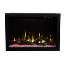 Camino Elettrico da Incasso 51x80x30,4 cm Effetto Fiamma 1500W Nepal 29 Nero