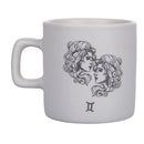 Tazzina Caffè Zodiaco "gemelli" Ø6x6,5 cm in Bone China VdE Tivoli 1996 Bianco