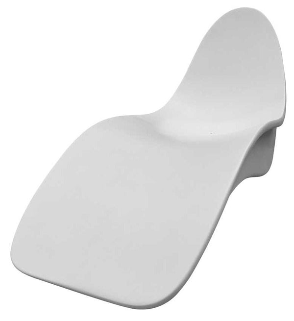 acquista Lettino Chaise Longue da Giardino 178x71x91 cm in Vetroresina Sined  Venere Bianca