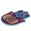 Set 4 Sottobicchieri 10x10 cm  in Ceramica VdE Tivoli 1996 Fatima