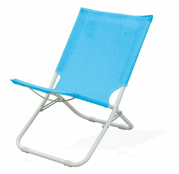 sconto Sedia Mare Spiaggina Pieghevole in Metallo Palma Azzurra
