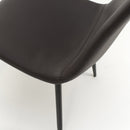 Set 4 Sedie 44x50x85 cm in Similpelle Marrone