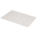 Set 6 Tovagliette 45x30x0,1 cm  in PVC VdE Tivoli 1996 Charleston Bianco e Oro