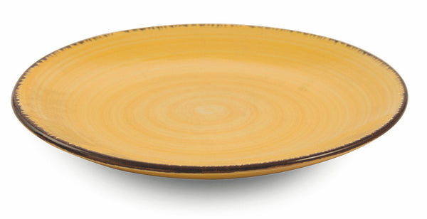 sconto Set 6 Piatti Frutta Ø19x2 cm in Gres Villa d'Este Home Tivoli Baita Giallo