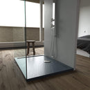 Piatto Doccia in Acrilico Fosterberg Floret 3 Antracite Varie Misure