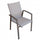 Poltrona Maili Impilabile 57x61x89 h cm in Alluminio Taupe