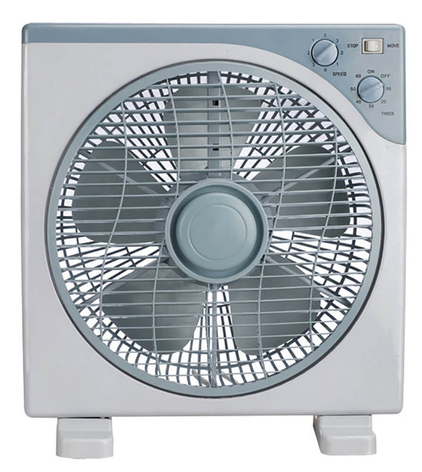 acquista Ventilatore da Tavolo 30 cm 3 Velocità 30W Bauer Box Bianco
