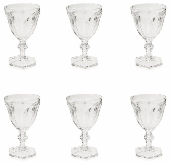 Confezione 6 Calici Vino in Vetro 170ml Villa d'Este Home Tivoli Wonderland online