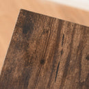 Scrivania da Ufficio 120x60x75 cm in Metallo e Legno Marrone Rustico