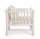 Poltrona con Cuscini Sahel in Teak