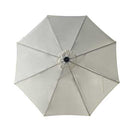 Ombrellone da Giardino Ø3xh2,4 m in Alluminio Benjamin Crema