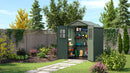 Casetta da Giardino Porta Attrezzi 190x183x221 cmin Evotech+ Keter Darwin 6x6 Verde