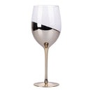 Set 4 Calici Chic Metallic Finish in Vetro VdE Tivoli 1996 