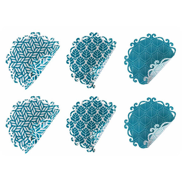 acquista Set 6 Tovagliette Ø38x0,5 cm  in Plastica VdE Tivoli 1996 Bali leaf