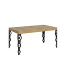 Tavolo Allungabile 160-420x90x77 cm Karamay Quercia Naturale