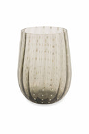 Set 6 Bicchieri per Acqua in Vetro 240 ml Villa d'Este Home Tivoli Grigio Shiraz