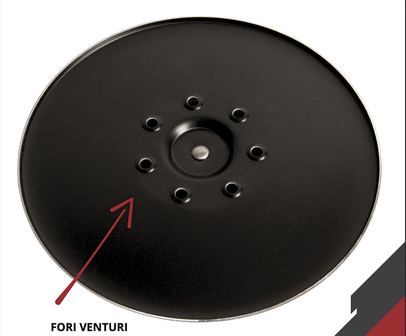 Coperchio Magico Antiodore Ventur Magic in Alluminio Nero Varie Misure