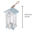Set 2 Lanterne Marine H 33 cm