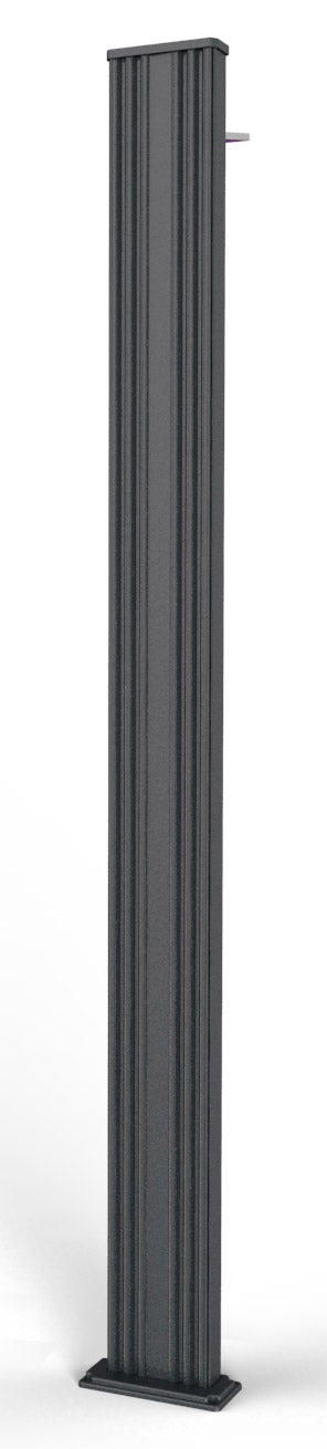 Doccia da Esterno Giardino Miscelatore e Lavapiedi Arkema Spring S Grigio Antracite