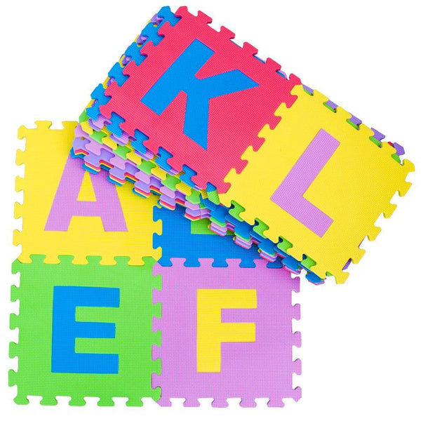 acquista Tappeto Puzzle per Bambini con Lettere 26 Pezzi 29x29 cm Multicolor