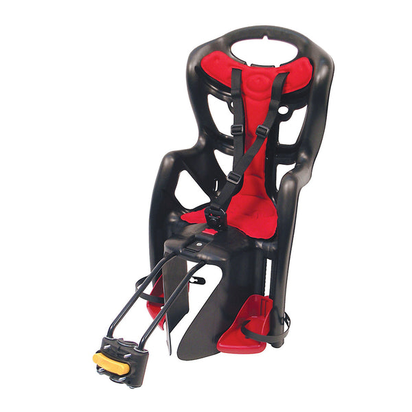 acquista Seggiolino Posteriore Bicicletta per Bambini 22 kg Nero