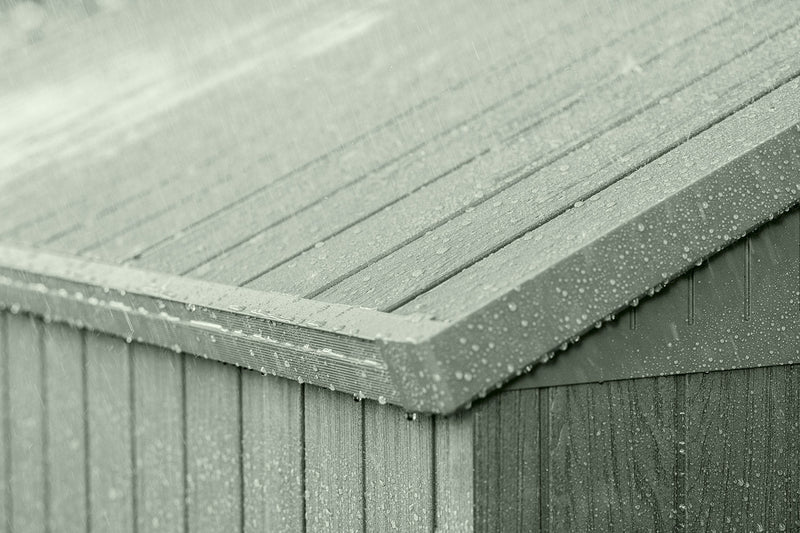 Casetta da Giardino Porta Attrezzi 190x183x221 cmin Evotech+ Keter Darwin 6x6 Verde