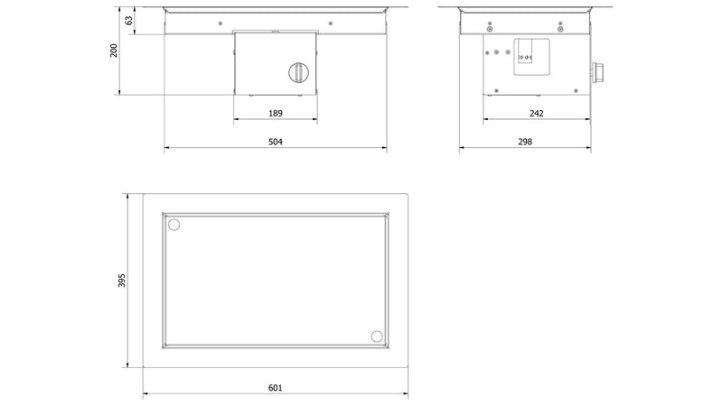 Stufa a Gas da Esterno Flig Poeria 2 Nero con Telecomando Varie Misure
