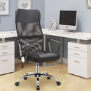 Poltrona Sedia Scrivania Ufficio Presidenziale Girevole Direzionale Pelle Nero