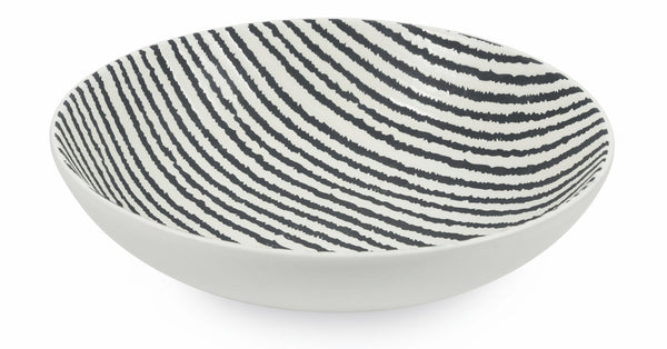 online Set 6 Insalatiere Ø24x7 cm in Porcellana Villa d'Este Home Tivoli Timbuktu Stripes