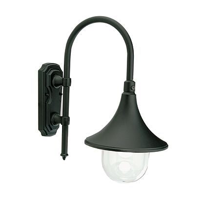 Lampada Applique in Basso Colore Nero per Esterno Linea Lampara Sovil sconto
