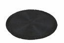 Set 6 Tovagliette Nera Tonda con Frange 38 cm Villa d'Este Home Tivoli
