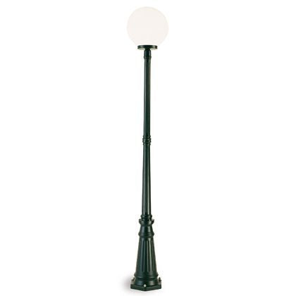 prezzo Lampada Palo Alto per Giardino Colore Nero Diametro 30Cm per Esterno Linea Sfera Livos