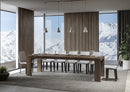 Tavolo Allungabile 200/460x90x77 cm Roxell Premium Noce  