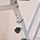 Cyclette Magnetica Pieghevole 43x97x109 cm con Display LCD Rossa