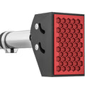 Barra per Trazioni Regolabile 75-92x10x7 cm con Impugnature Antiscivolo Rosso e Nero  