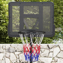 Canestro Basket ad Altezza Regolabile 216-277 cm con Base Riempibile in Acciaio e PE Nero-8